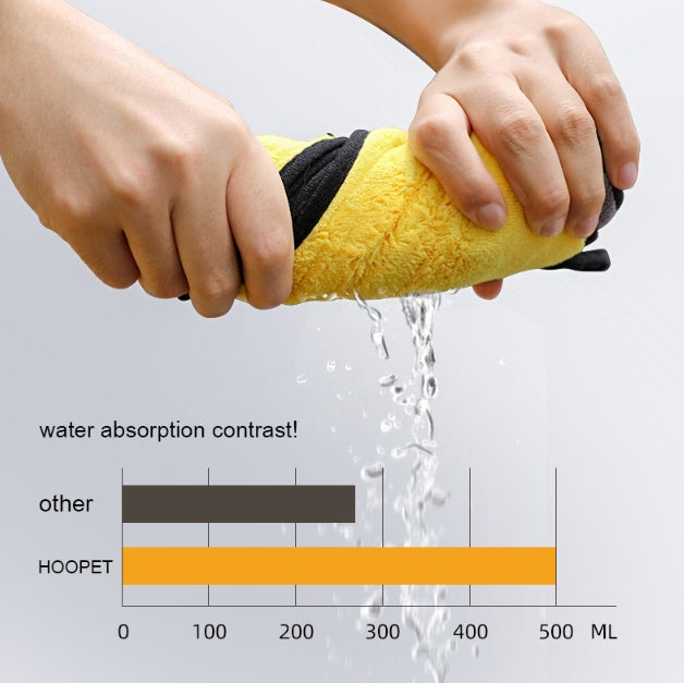 Ultra Absorbent Pet Bath Towel Quick Drying Wrap