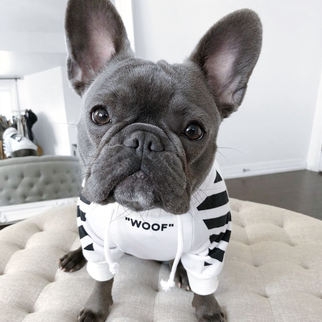 Pet Fashion Striped Sweater Autumn Winter Sports Apparel