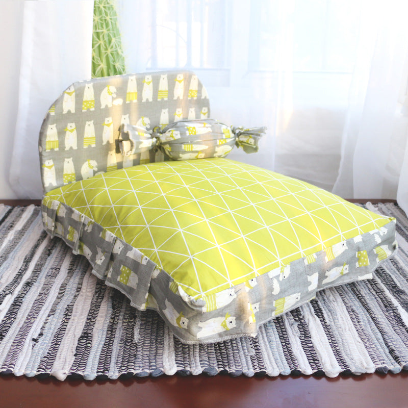 Teddy Soft Small Pet Bed Comfortable Sleeping Nest