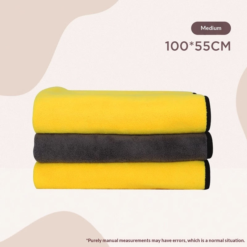 Super Absorbent Pet Bath Towel Quick Drying Grooming Wrap