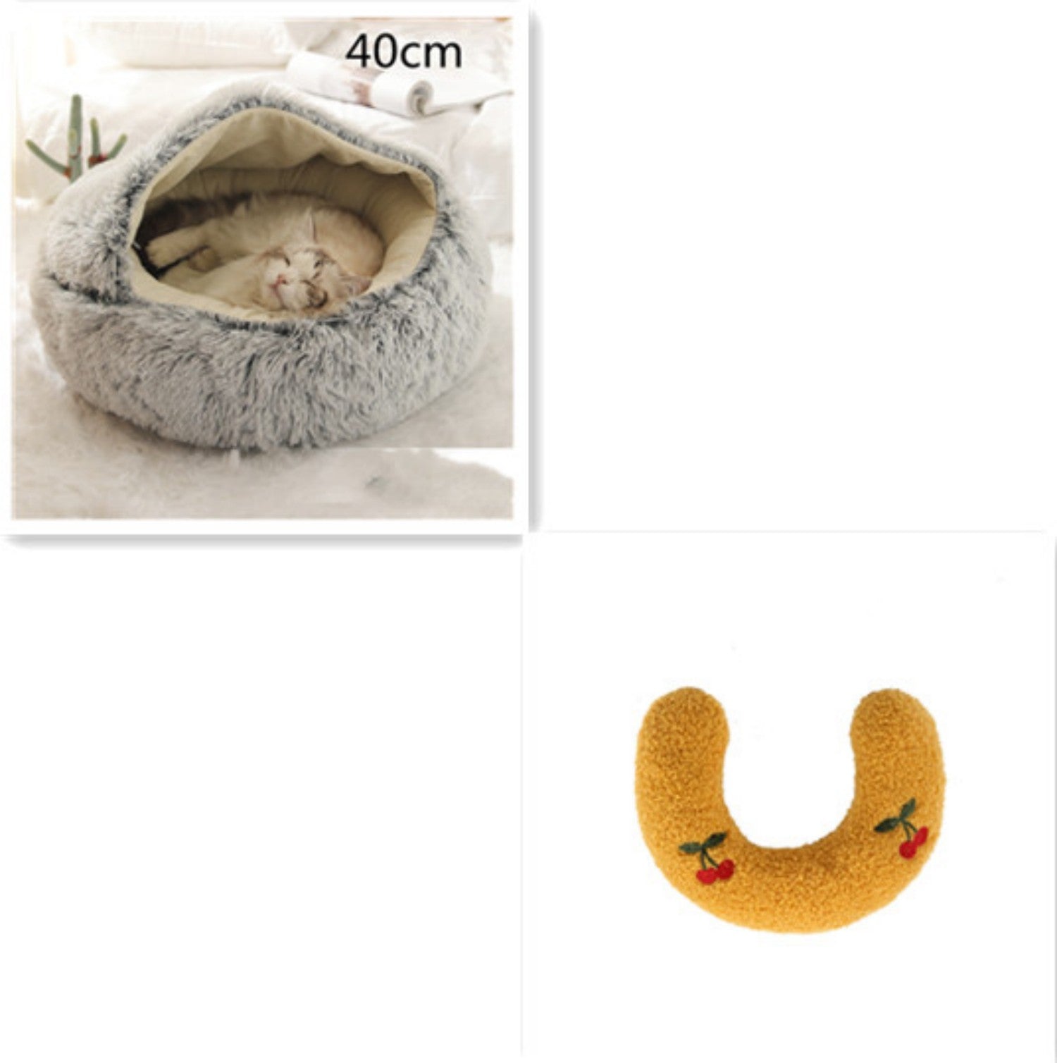 Cozy Cocoon Pet Bed Soft Comfortable Nest
