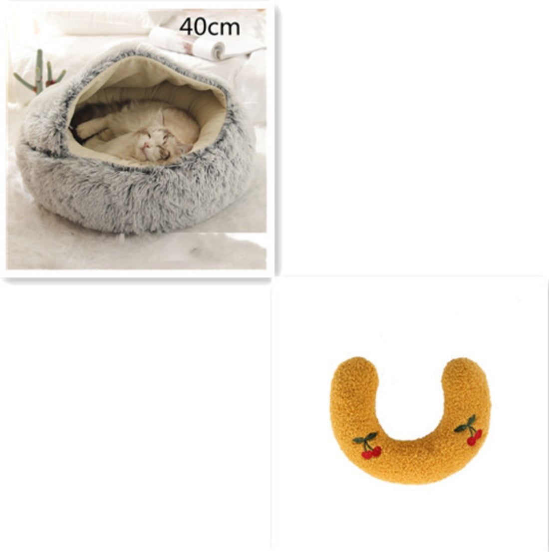 Cozy Cocoon Pet Bed Soft Comfortable Nest