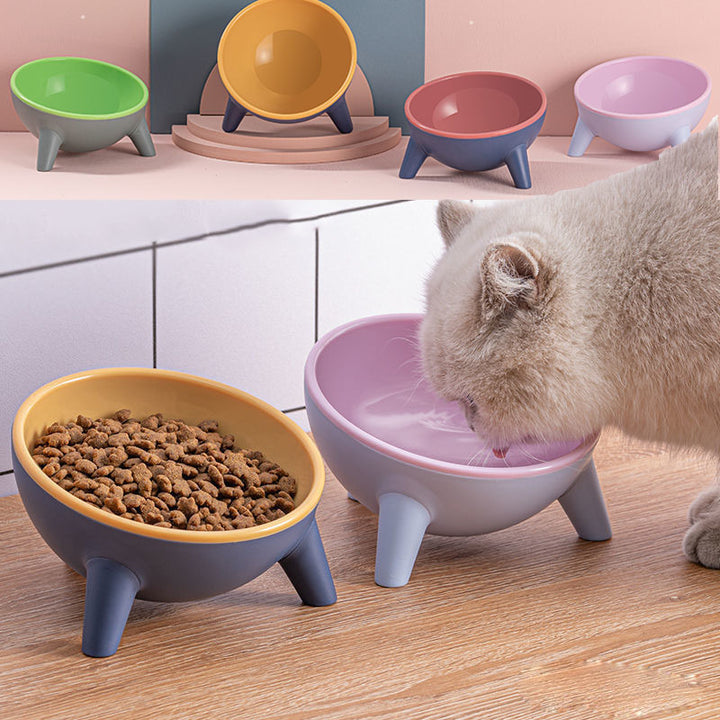 Nordic Pet Feeding Bowl Stand Food Water Feeder Set
