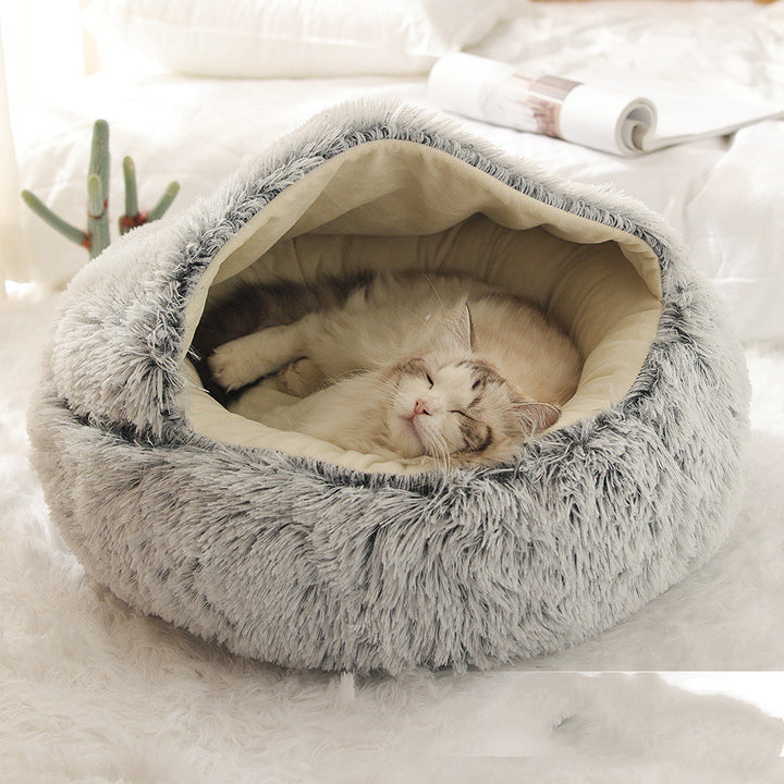 Cozy Cocoon Pet Bed Soft Comfortable Nest