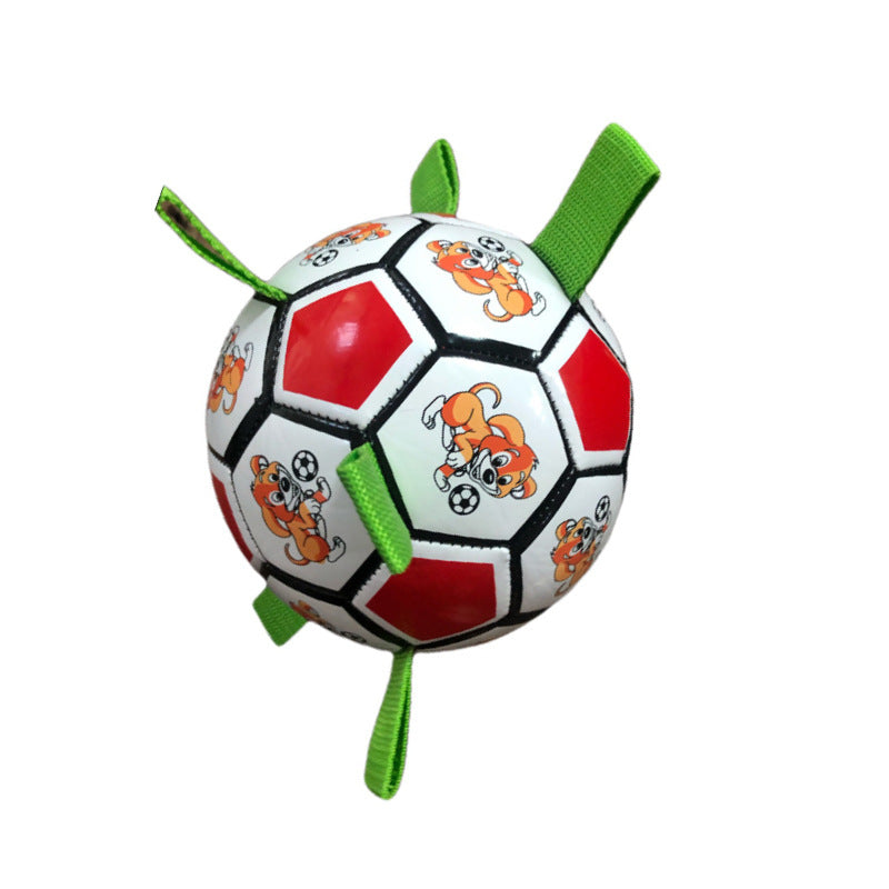 Durable Pet Football Bite Resistant Molar Chew Toy