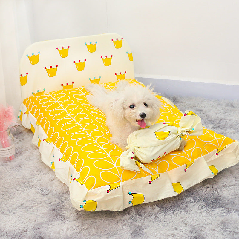Teddy Soft Small Pet Bed Comfortable Sleeping Nest