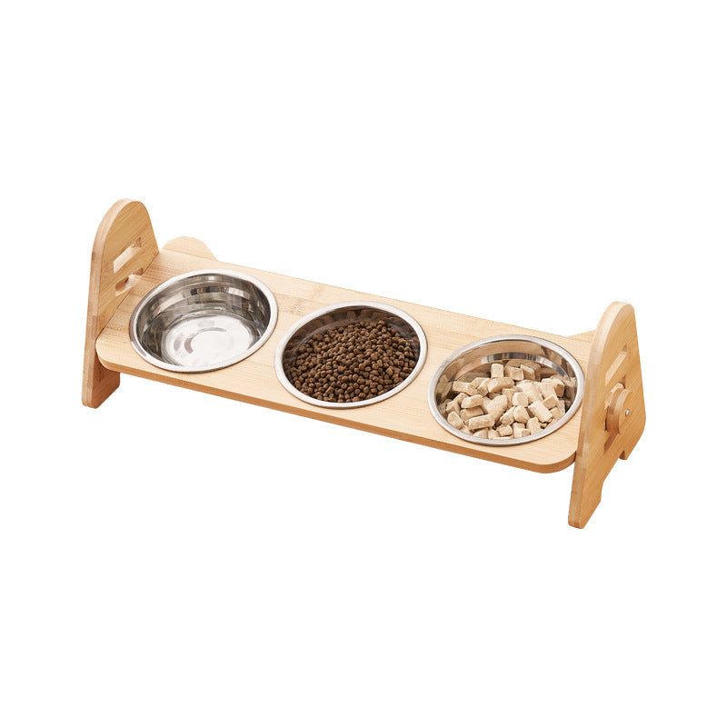 Oblique Mouth Pet Bowl Cervical Spine Protection Feeder