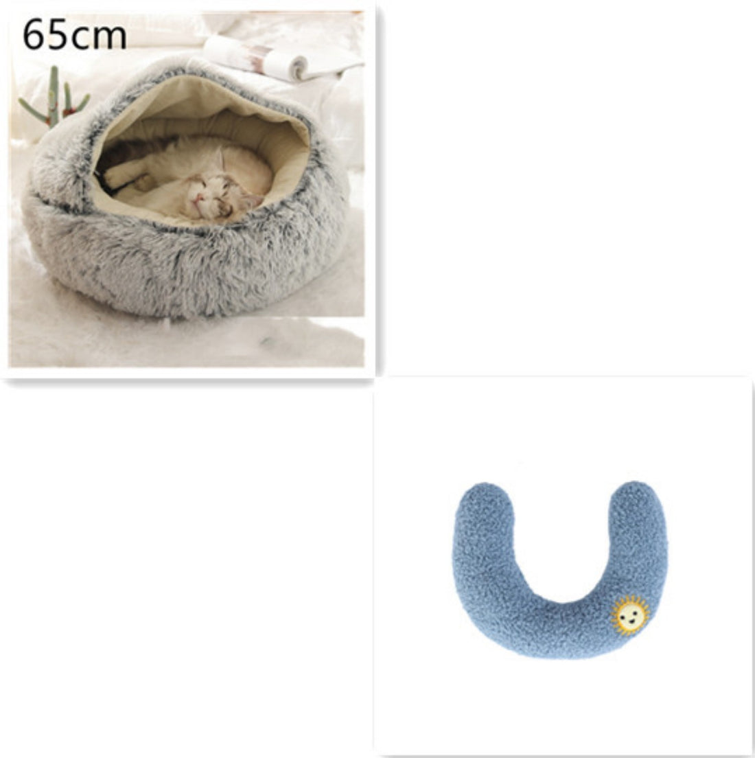 Cozy Cocoon Pet Bed Soft Comfortable Nest