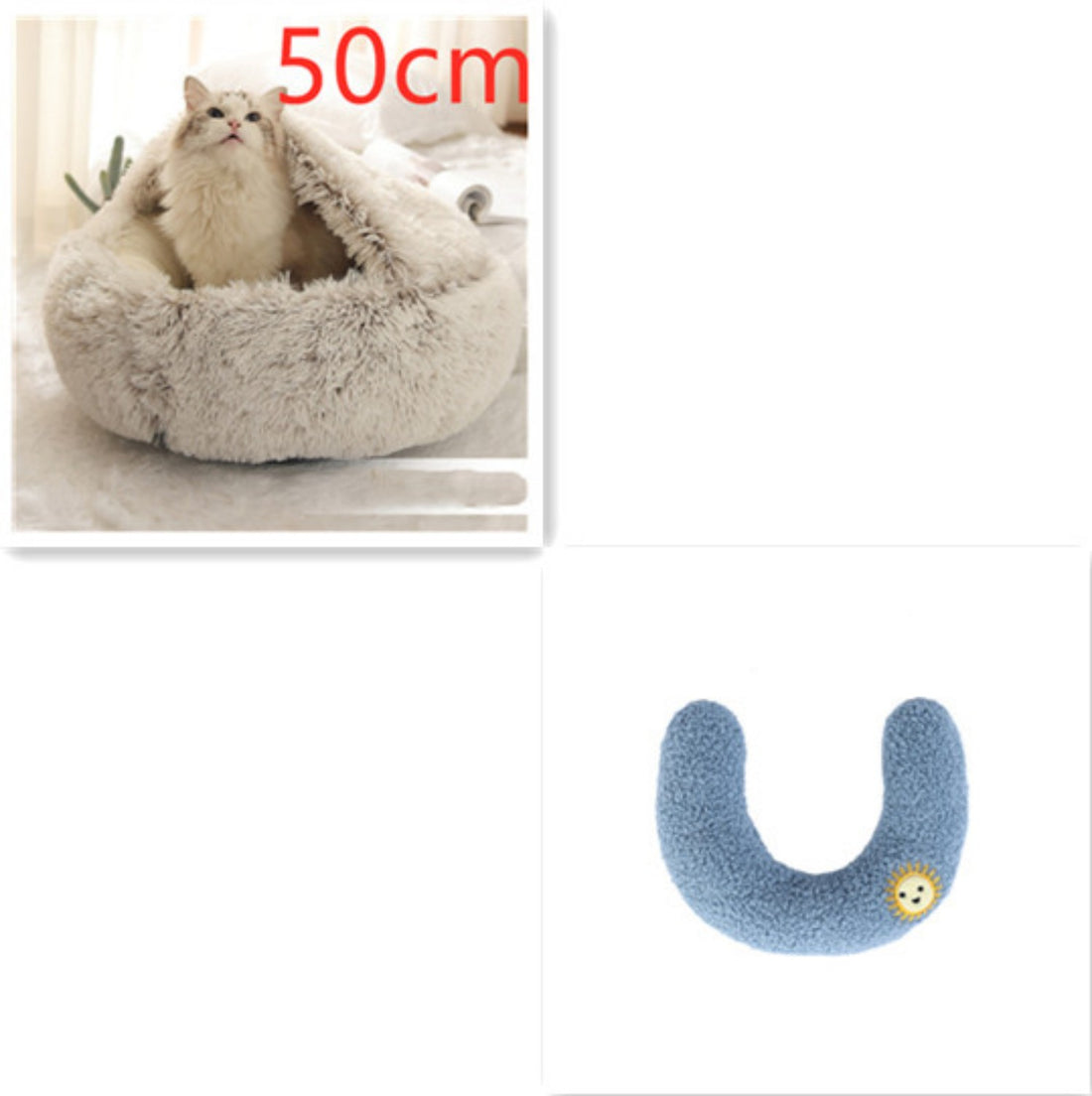 Cozy Cocoon Pet Bed Soft Comfortable Nest