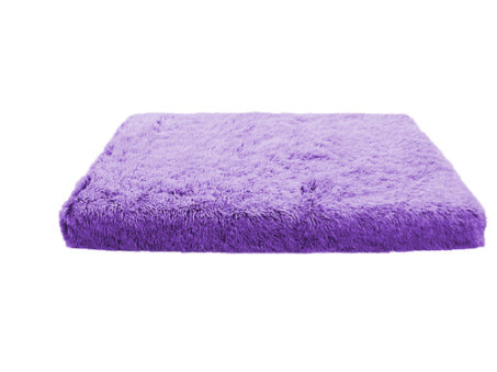 Plush Square Pet Bed With Memory Foam Deep Sleep Sofa