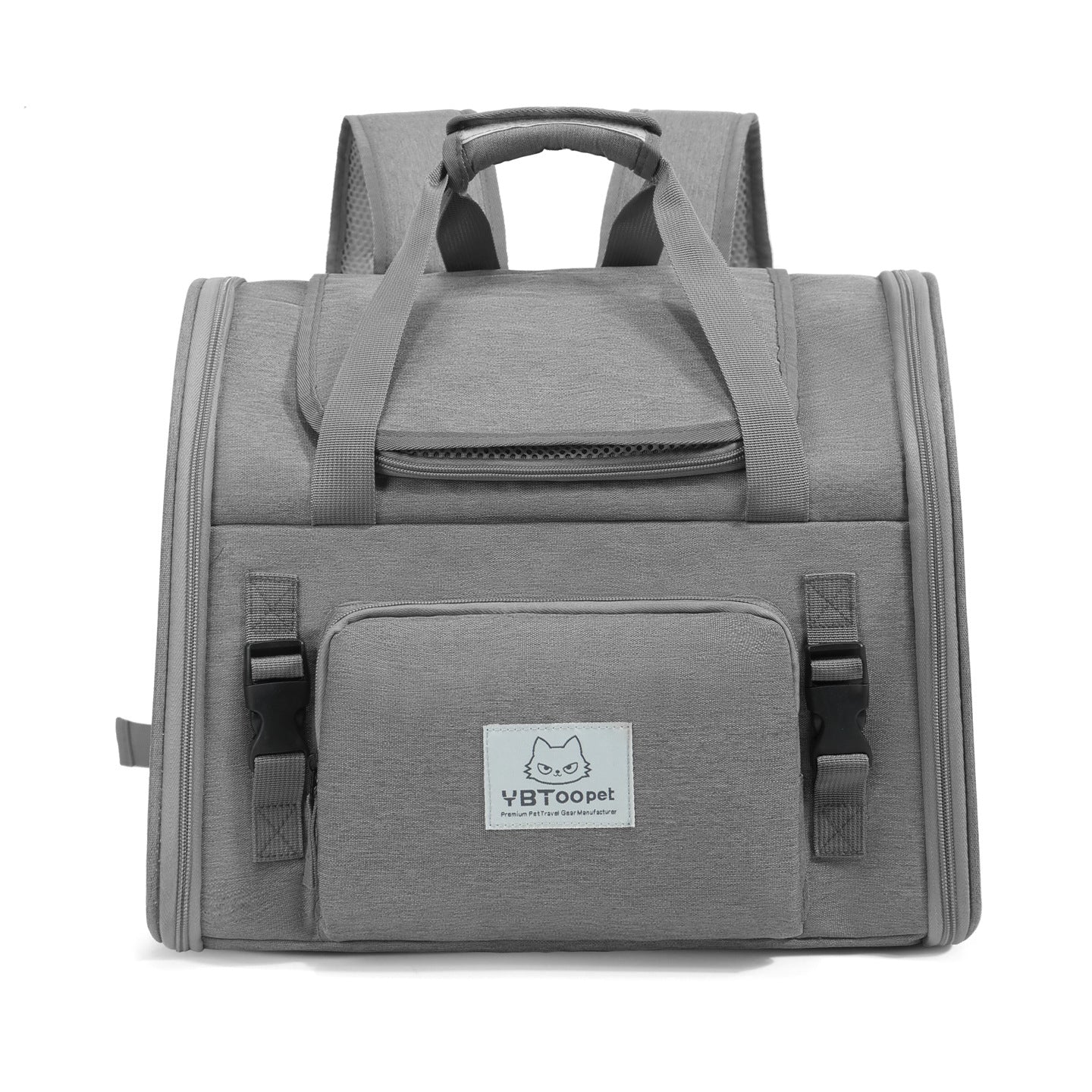 Expandable Breathable Portable Pet Backpack Large Capacity Outdoor Carrier