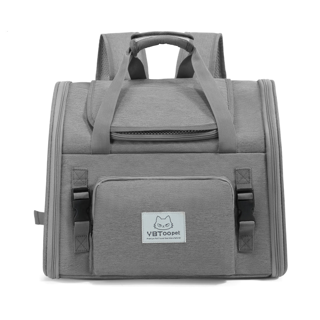 Expandable Breathable Portable Pet Backpack Large Capacity Outdoor Carrier