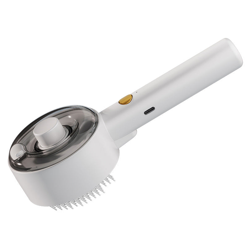 Self Cleaning Pet Steam Grooming Brush Hair Removal Tool