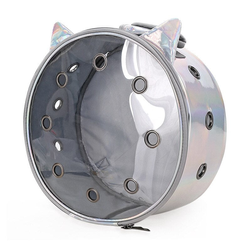 Transparent Portable Breathable Pet Backpack Carrier Bag