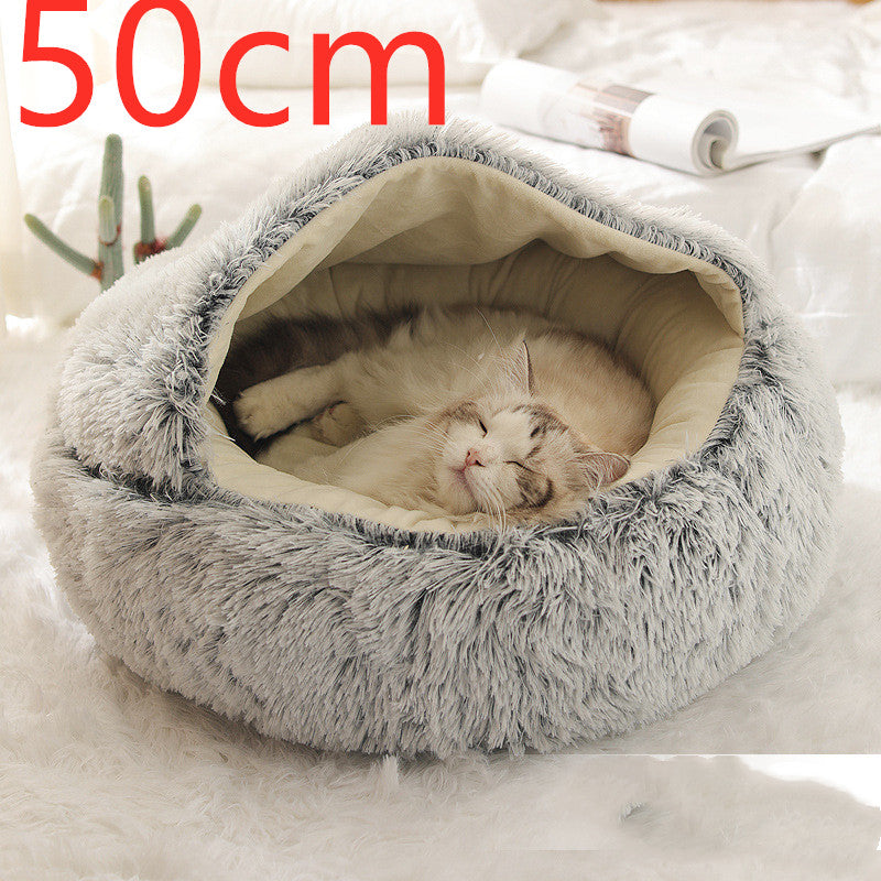 Cozy Cocoon Pet Bed Soft Comfortable Nest