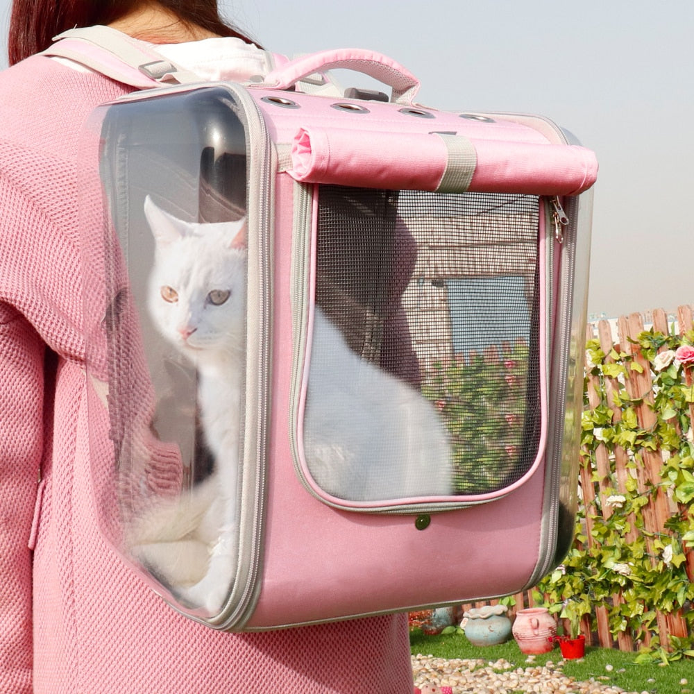 Portable Pet Backpack Cat Carrier Travel Bag