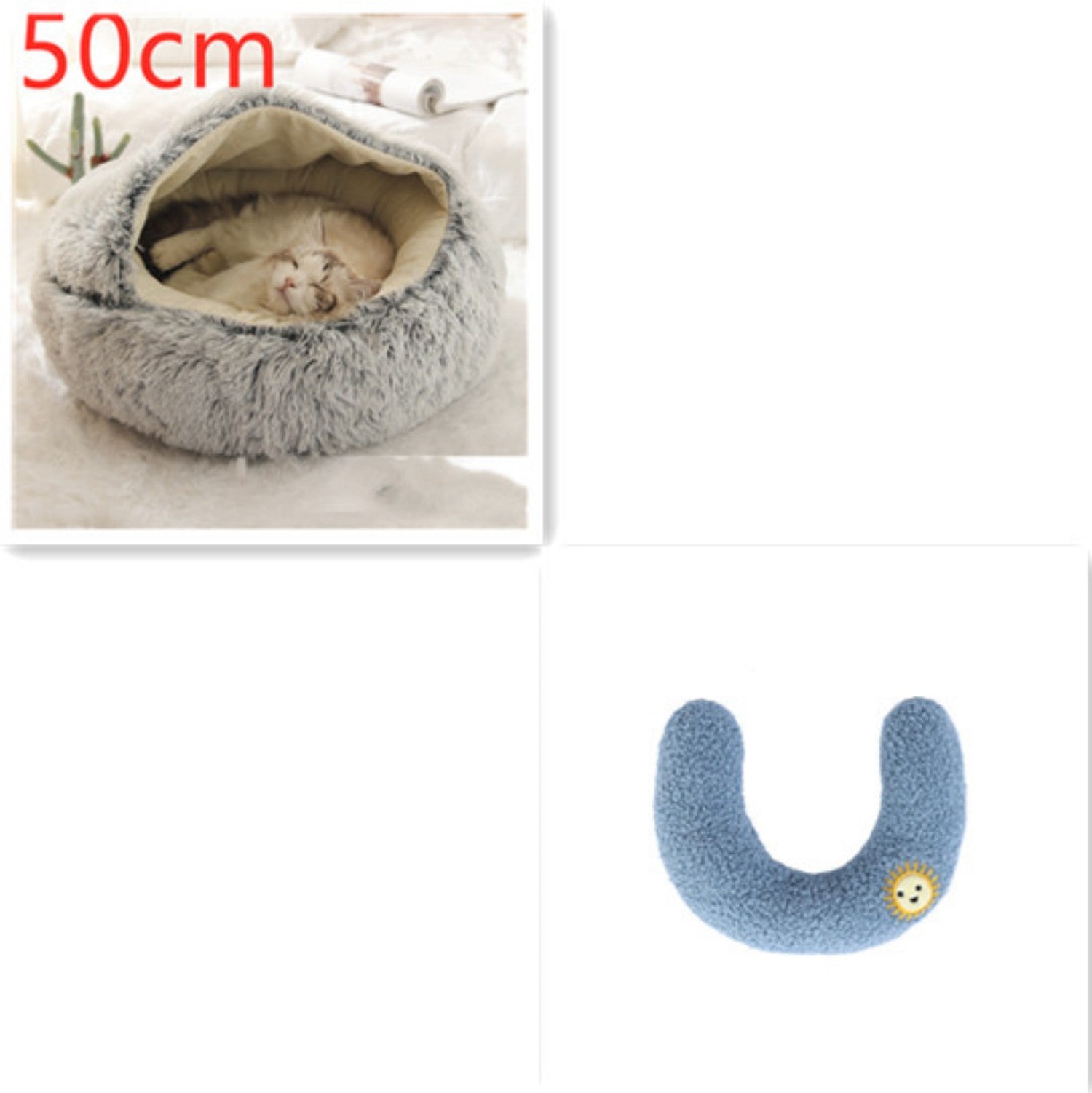 Cozy Cocoon Pet Bed Soft Comfortable Nest
