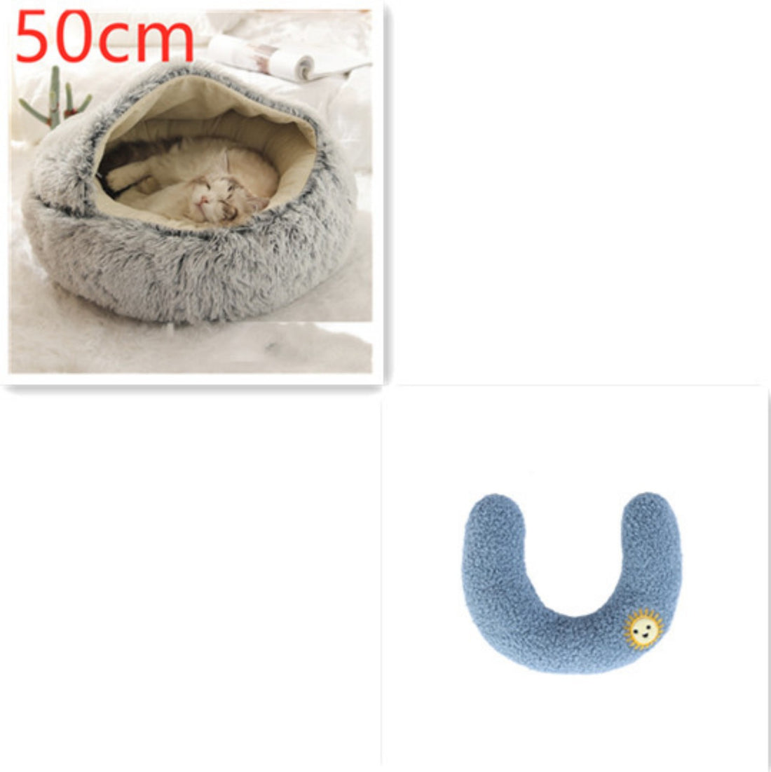 Cozy Cocoon Pet Bed Soft Comfortable Nest