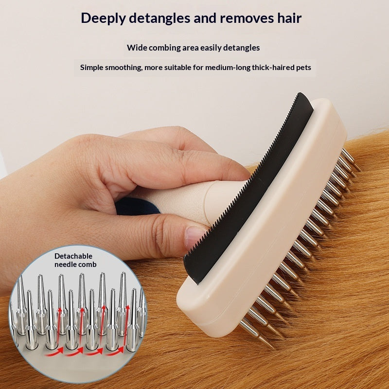 Pet Grooming Deshedding Detangling Brush Tool