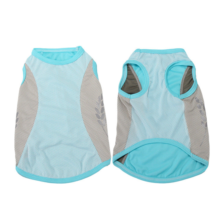 Pet Cooling Vest Reflective Summer Breathable Clothing