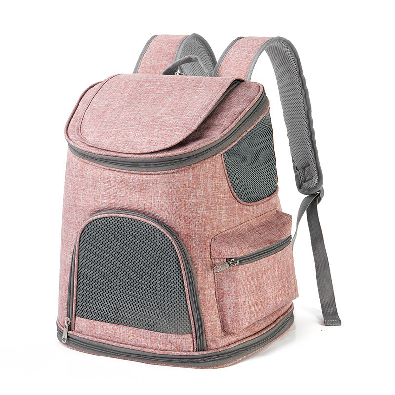 Oxford Cloth Portable Pet Backpack Shoulder Carrier Bag