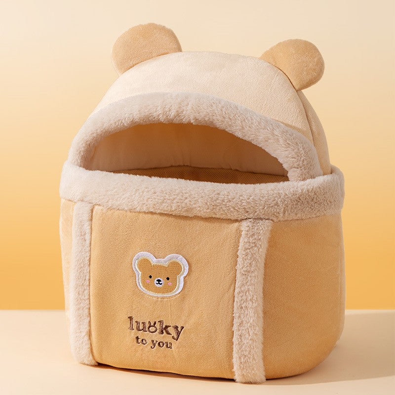 Pet Animal Shaped Portable Diaper Backpack Travel Carrier