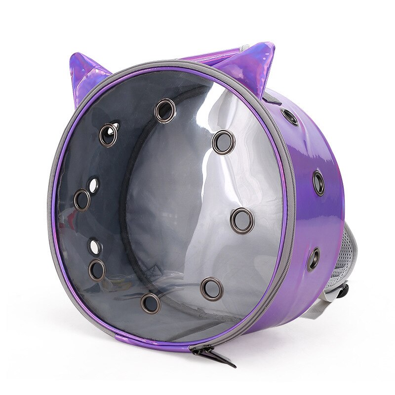 Transparent Portable Breathable Pet Backpack Carrier Bag