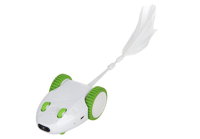 Automatic Interactive Pet Toy Anti Boredom Feather Stick Replacement Toy