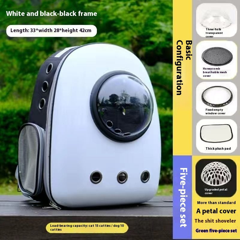 Pet Plus Size Space Capsule Backpack Travel Carrier Supplies