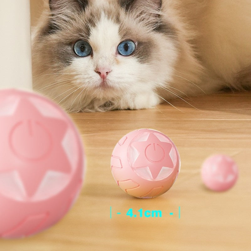 XINGX Rolling Pet Ball Self Moving Bite Resistant Interactive Toy