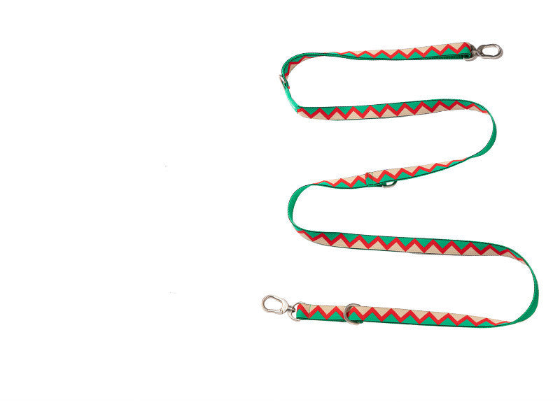 Pet Rainbow Hands Free Adjustable Multifunctional Leash