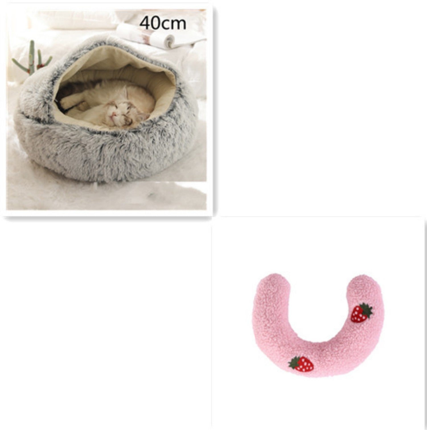 Cozy Cocoon Pet Bed Soft Comfortable Nest