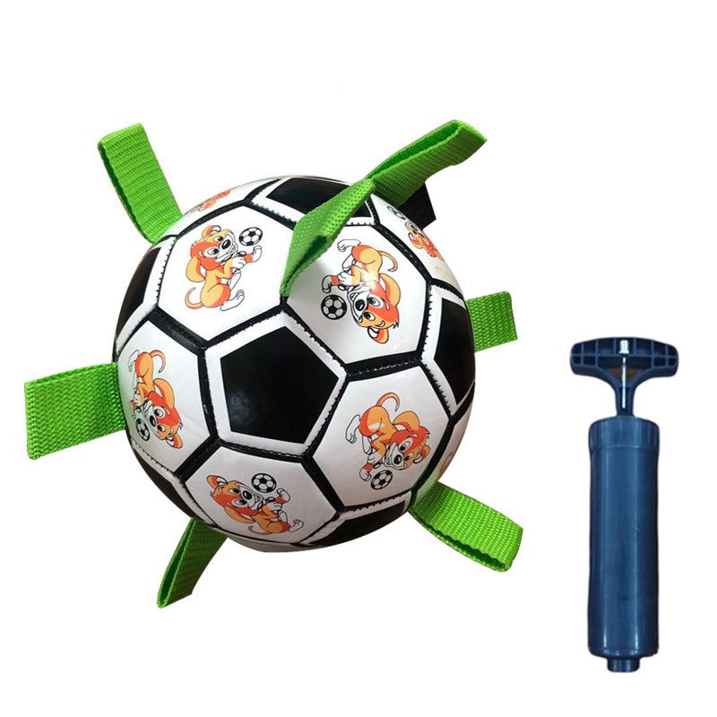 Durable Pet Football Bite Resistant Molar Chew Toy