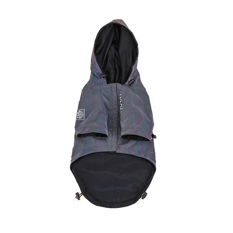 Pet Rainproof Hooded Jacket Waterproof Outdoor Wear