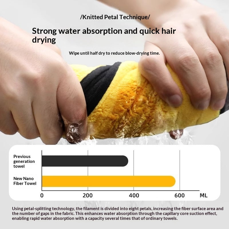Super Absorbent Pet Bath Towel Quick Drying Grooming Wrap