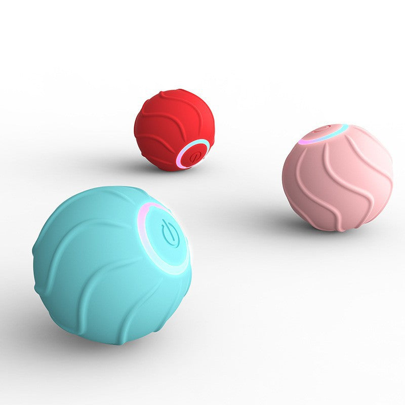 Smart Rolling Interactive Pet Ball Automatic USB Jumping Toy