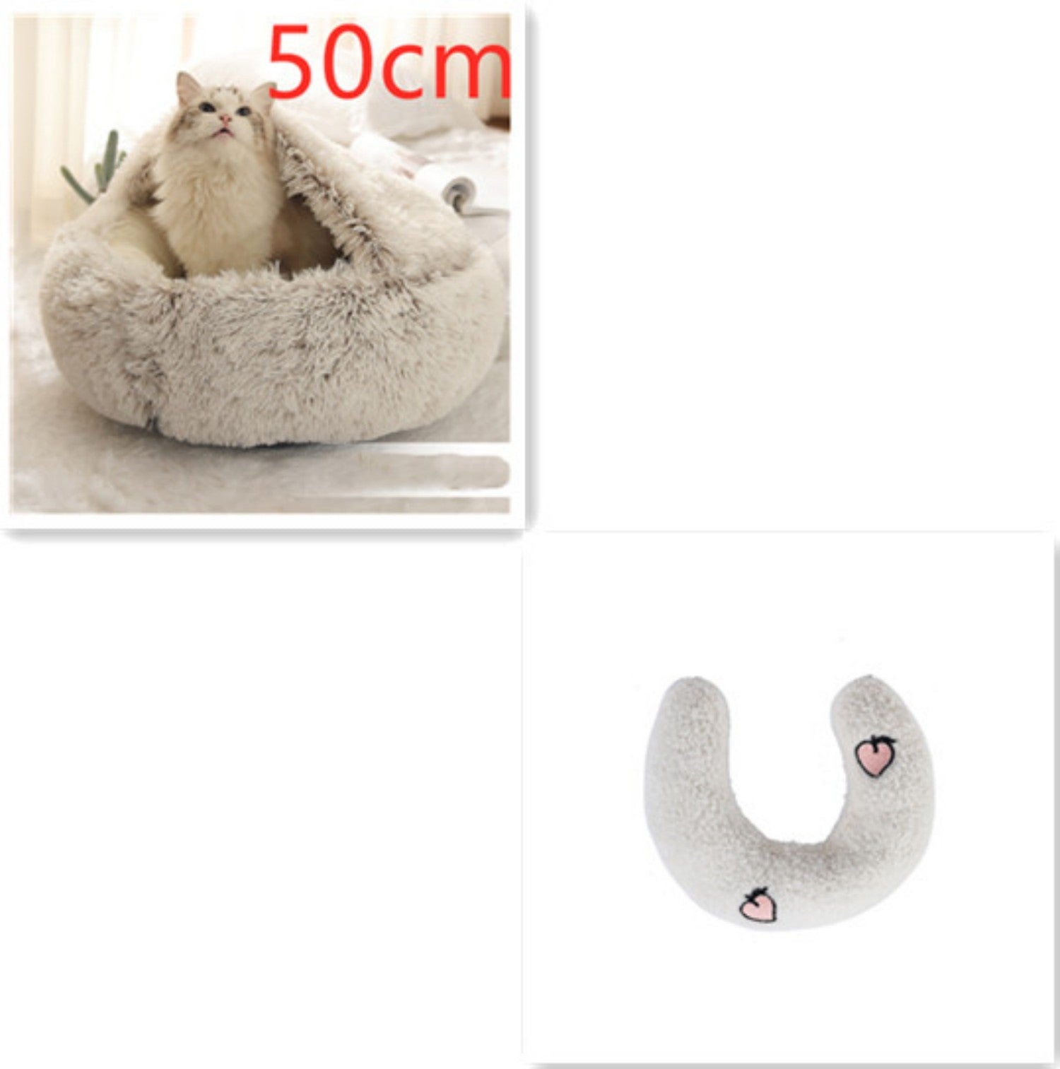 Cozy Cocoon Pet Bed Soft Comfortable Nest