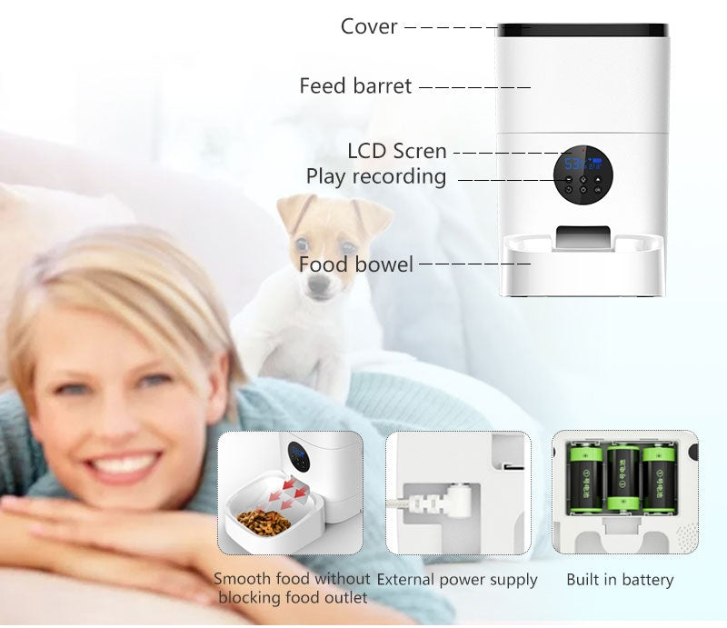 WiFi Automatic Pet Feeder Smart Food Dispenser For Pets