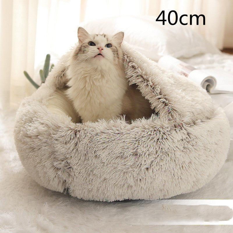 Cozy Cocoon Pet Bed Soft Comfortable Nest