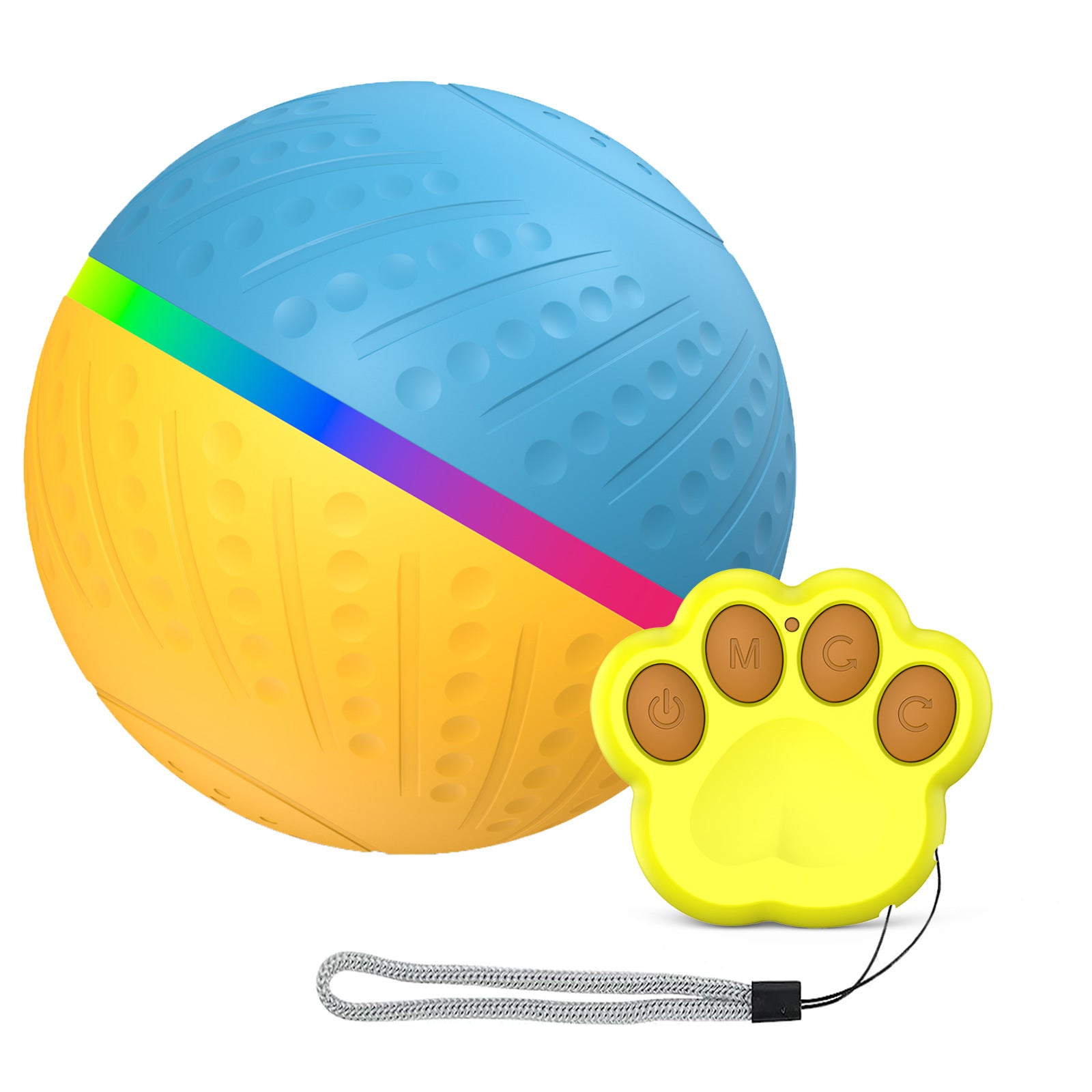 Bite Resistant Remote Control Interactive Smart Toy Ball