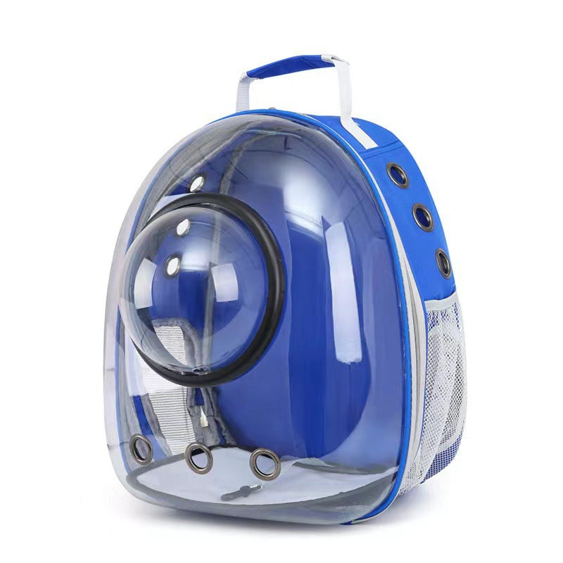 Pet Transparent Breathable Large Capacity Backpack Travel Carrier