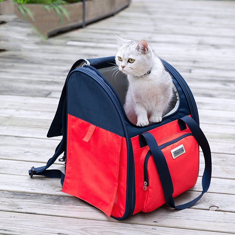 Pet Breathable Waterproof Backpack Portable Travel Carrier