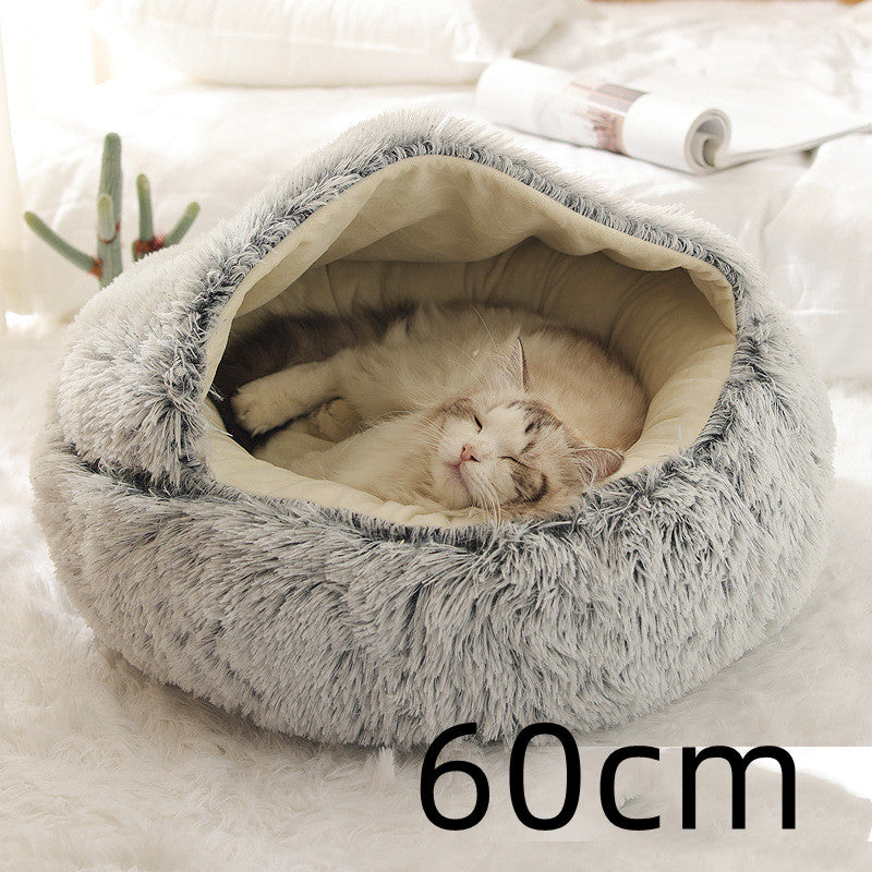Cozy Cocoon Pet Bed Soft Comfortable Nest