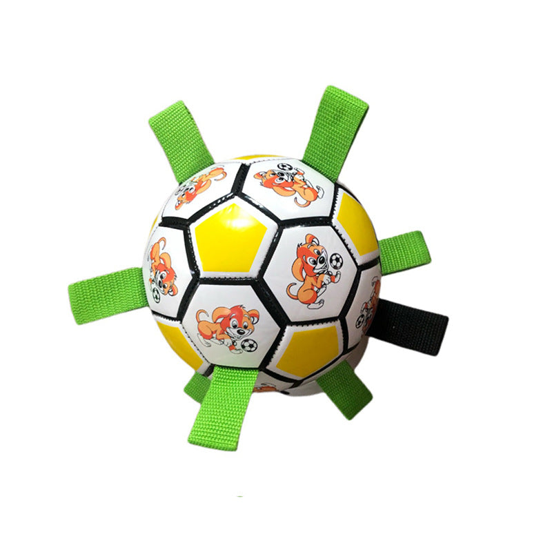 Durable Pet Football Bite Resistant Molar Chew Toy