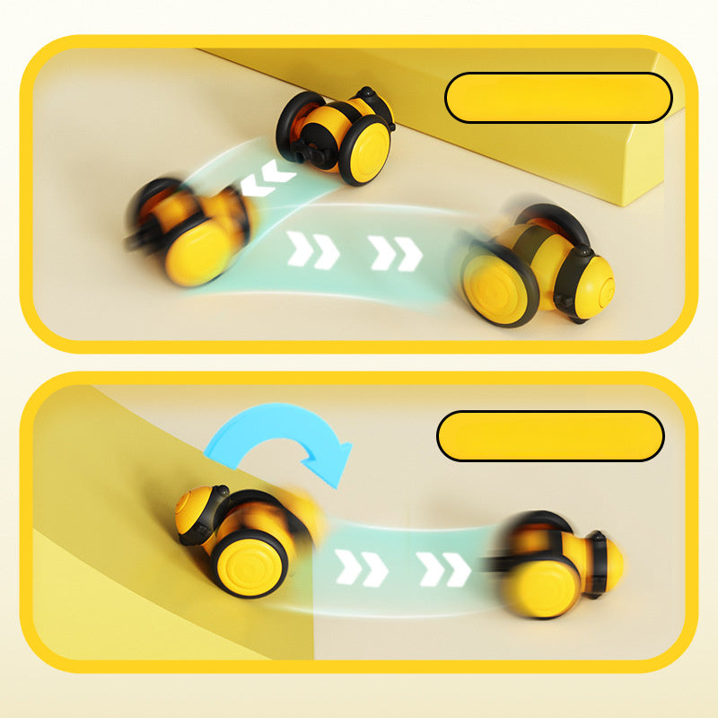 Electric Interactive Pet Toy Moving Feather Teaser Ball