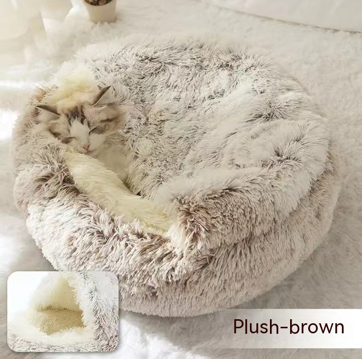 Cozy Cocoon Pet Bed Soft Comfortable Nest