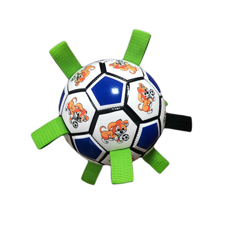 Durable Pet Football Bite Resistant Molar Chew Toy