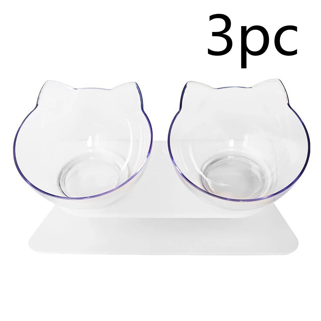 Adjustable Height Pet Feeding Bowl Ergonomic Stand Design