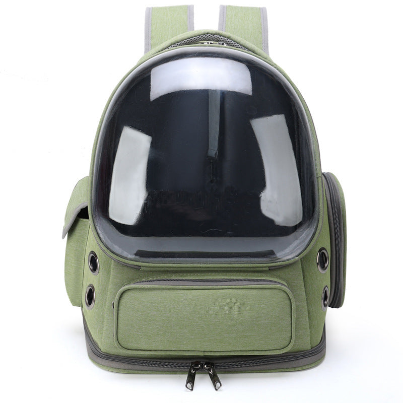 Pet Transparent Space Capsule Backpack Portable Travel Carrier