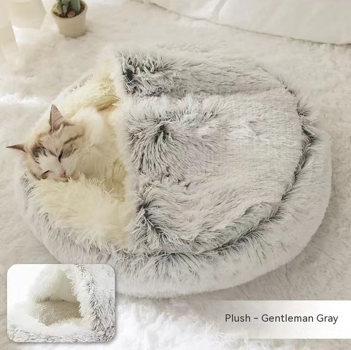 Cozy Cocoon Pet Bed Soft Comfortable Nest